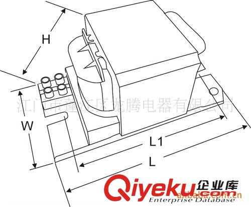 龍騰電感式路燈投光燈用鈉燈金鹵燈鎮(zhèn)流器35W50W70W150W250W400W