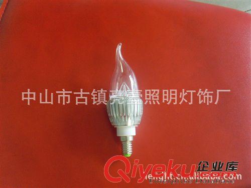 生產(chǎn)供應(yīng) E27蠟燭燈SPM-LL3 LED拉尾蠟燭燈3W原始圖片2