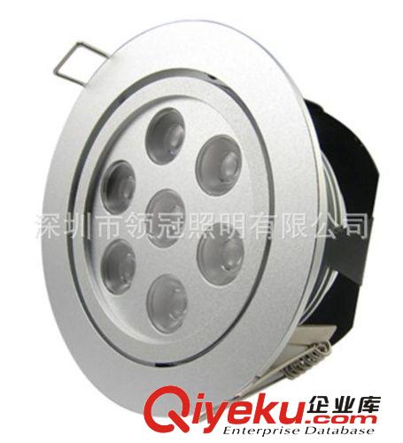 廠家批發供應7w led天花燈、大功率led天花燈7w、圓形led天花燈7w