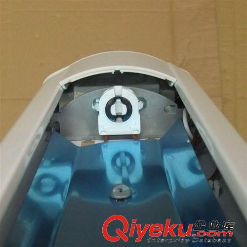 深圳現貨t8透明罩照明燈具支架2*40W/36W防塵防霧凈化燈盤支架