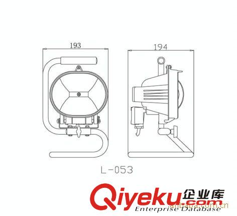 500W 橢圓工作燈原始圖片3