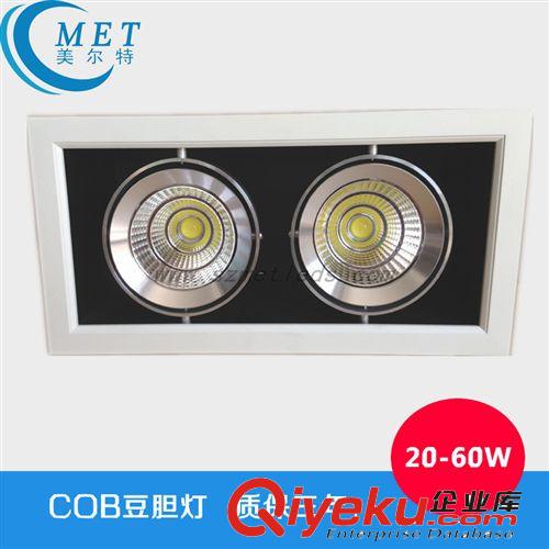 美爾特 高質(zhì)量 cob豆膽燈 cob格柵燈 雙頭cob豆膽燈 質(zhì)保三年