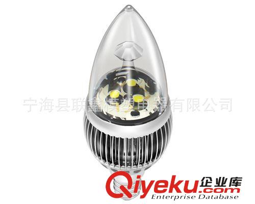 3W LED 蠟燭燈玻璃罩E14