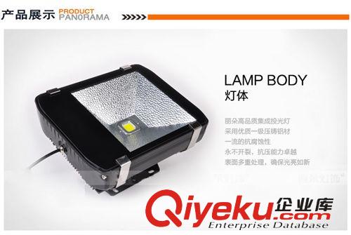LED投光燈50W70W80W100W 工廠燈 工礦燈 隧道燈戶外室外 led隧道原始圖片2