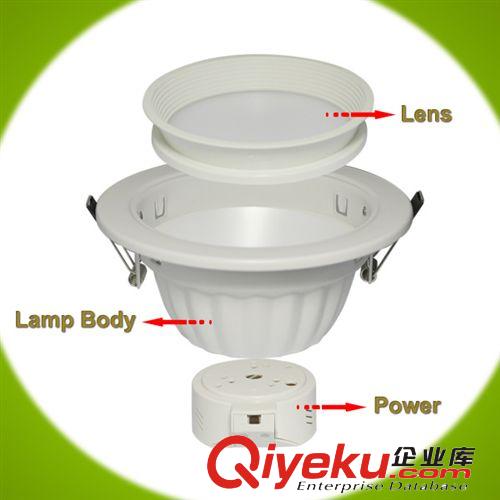 廠家批發 新款內置電源 8寸貼片一體化led天花筒燈 13瓦 15w 18w原始圖片3