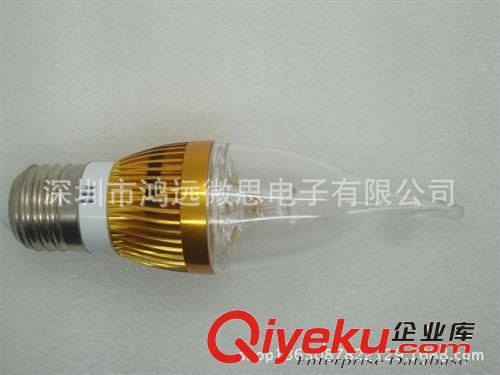 低價出售 LED蠟燭燈 尖泡頭拉尾E14小螺口節能蠟燭燈3W原始圖片2