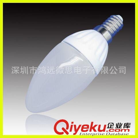 LED蠟燭燈 3W尖泡  E14可選塑料蠟燭燈