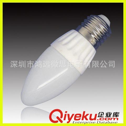 LED蠟燭燈 3W尖泡  E14可選塑料蠟燭燈