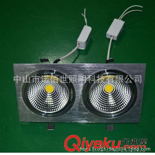 高亮10W LED 方形雙頭一體天花燈 格柵燈 吸頂燈