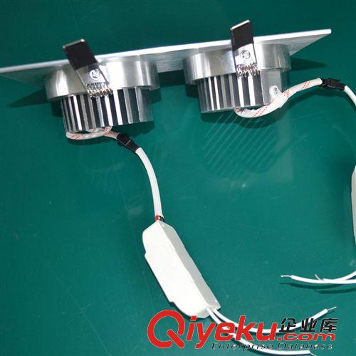 高亮10W LED 方形雙頭一體天花燈 格柵燈 吸頂燈原始圖片2