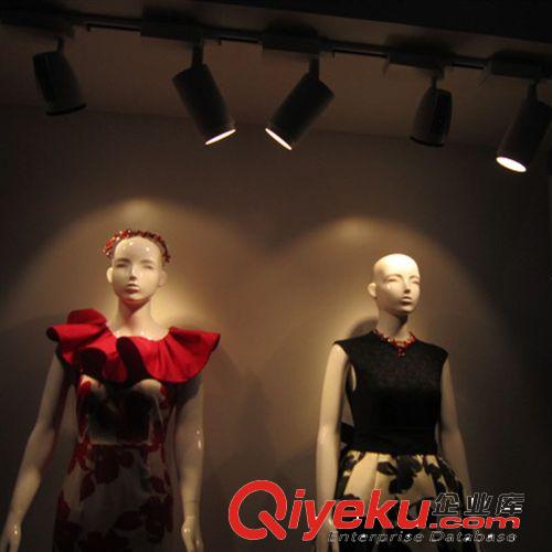 led軌道射燈 3/5/7/9/12/15/18瓦W珠寶服裝店展示吸頂導(dǎo)軌燈全套