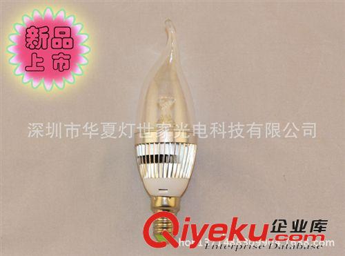 E27燈頭led蠟燭燈 進(jìn)口芯片品質(zhì)led蠟燭燈 高亮3Wled蠟燭燈
