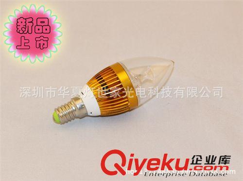 全國{zpy}{zpy}三叉led蠟燭燈 3Wled燭泡燈 家居照明必備原始圖片3