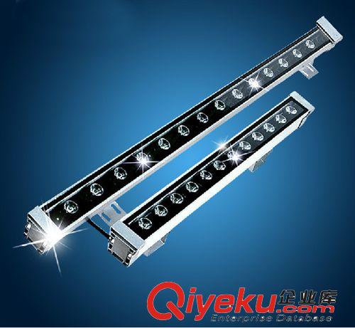 led洗墻燈 9W18W24W七彩單色內(nèi)控大功率線條燈橋梁樓宇亮化燈原始圖片2