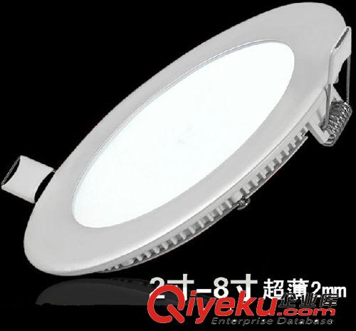 超薄筒燈LED圓形筒燈平板面板燈暗裝嵌入式led廚衛燈衛生間燈原始圖片2