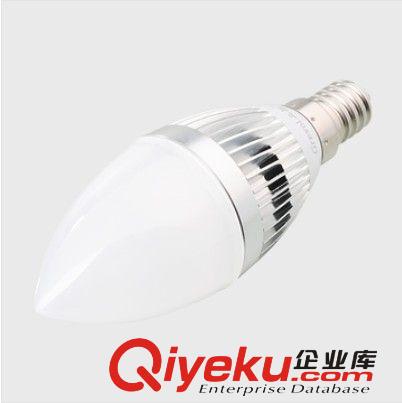 LED燈泡3W節能燈泡拉尾蠟燭燈小螺口E14尖泡led Lampn奶白燈泡原始圖片3