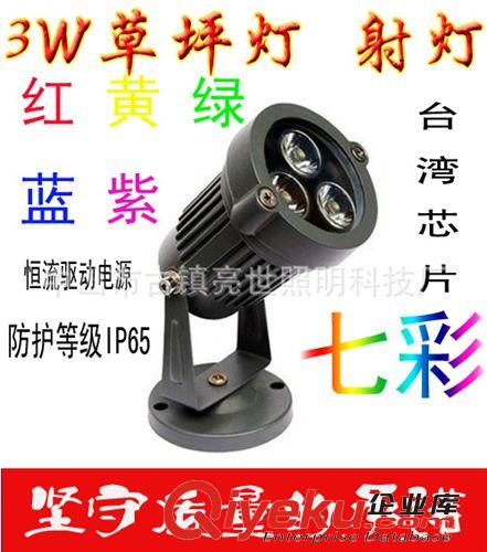 3W投射燈 草坪燈 瓦片燈 照樹燈 擦地?zé)?景觀燈