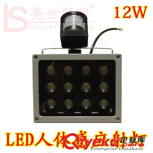 LED投射燈，感應燈 人體感應燈投光燈6W12W18W20W24W36W48W50W