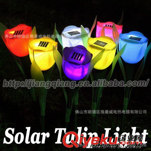 【出口歐美，大貨優惠】太陽能草坪燈，郁金香小夜燈！