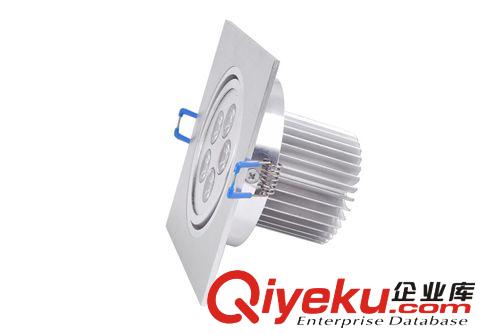 廠家生產(chǎn) 防眩光led天花燈5w 白色普通方形天花燈原始圖片2