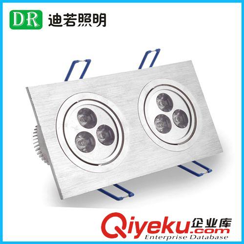 現貨銷售 普通雙頭方形天花燈 7wled天花燈 價格便宜