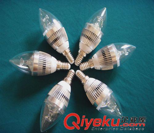 廠家直銷LED貼片蠟燭燈水晶吊燈光源節燈燈泡360度發光蠟尾燈泡