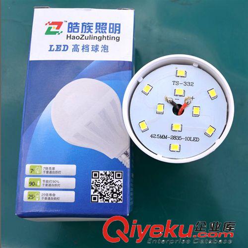 led球泡燈批發 皓族新款塑料led球泡 3W球泡燈led家用照明燈供應原始圖片3