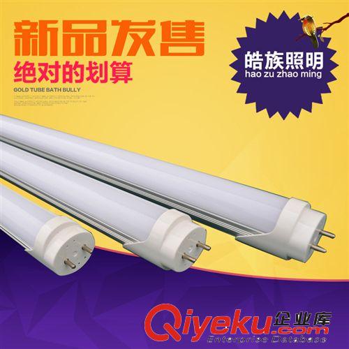 廠家直銷led日光燈 皓族新款橢圓型led日光燈0.9m t8分體化日光燈