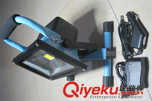 LED充電投光燈 手提式燈 野外露營燈 地?cái)偀?移動(dòng)投光燈 釣魚燈原始圖片2