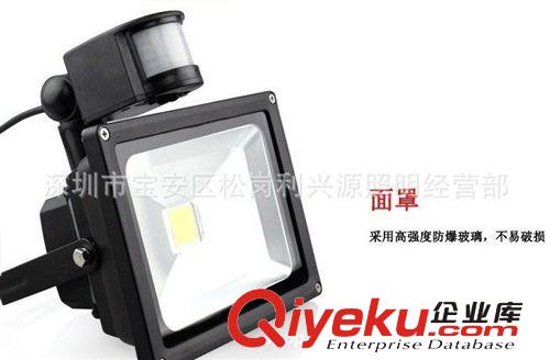 LED30W人體紅外感應  感應投光燈臺灣晶元芯片 廠家直銷質保兩年