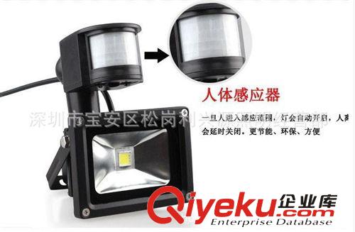 LED30W人體紅外感應  感應投光燈臺灣晶元芯片 廠家直銷質保兩年
