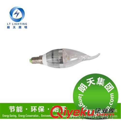E14小螺口3W尖泡燈拉尾蠟燭燈球泡LED節能燈泡原始圖片3