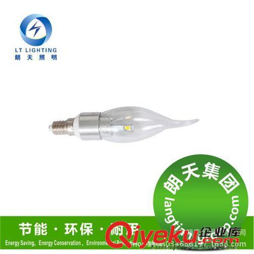 新款朗天大功率LED蠟燭燈泡客廳餐廳照明1WLED尖泡E14節(jié)能燈泡