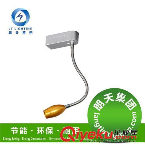 櫥窗明裝個性萬向軟管LED導軌燈1w辦公商業節能環保射燈原始圖片2
