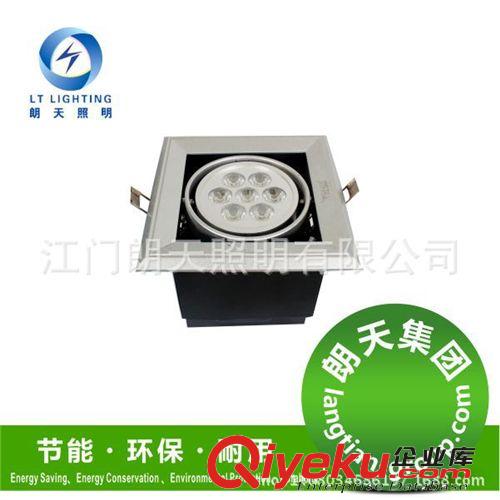 單頭豆膽燈LED3W嵌入式吊頂斗膽射燈正方形豆膽燈天花燈射燈全套原始圖片2
