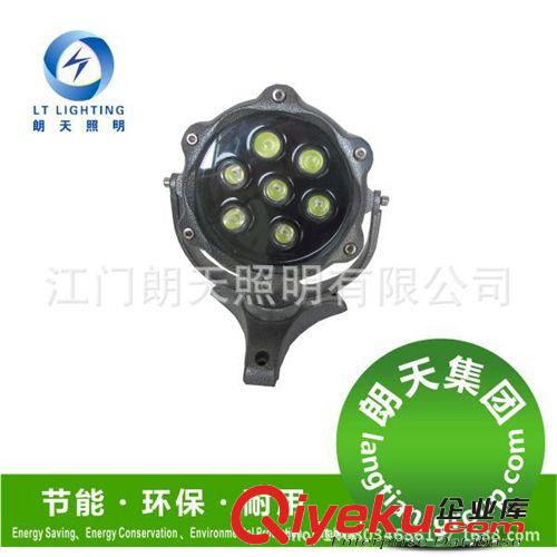 led戶外射燈7W 室外防水LED不銹鋼投光燈7彩廣告燈照樹燈原始圖片2