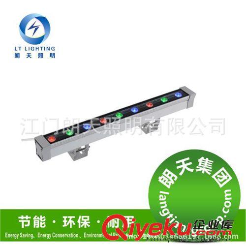 LED洗墻燈酒店 外墻 紅綠黃藍(lán)12條形燈線條燈射燈18W原始圖片2