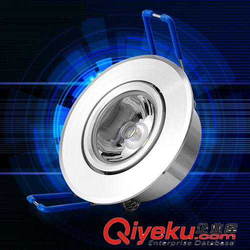 Led射燈1W LED筒燈天花燈1W 高光客廳背景墻燈 大功率天花燈批發原始圖片3