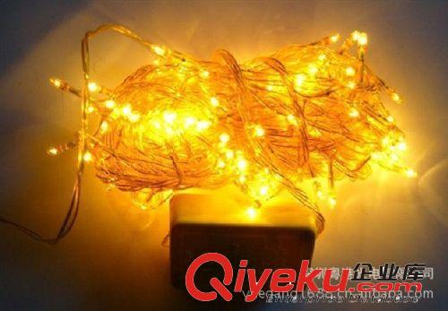 廠家直銷CE標準4路8功能LED100頭黃光燈串可按要求定做