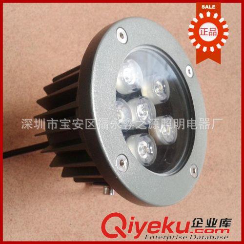 工廠批發(fā)LED圓形6w投光燈 LED防水射燈景觀燈草坪燈24v 36v