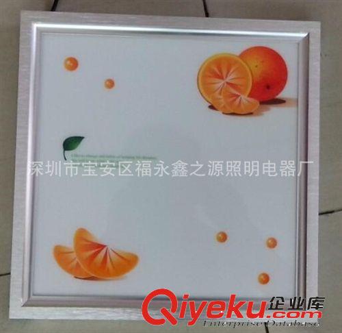 集成吊頂led廚衛(wèi)燈300*300LED平板燈超薄面板燈3D藝術(shù)圖案照明燈原始圖片3