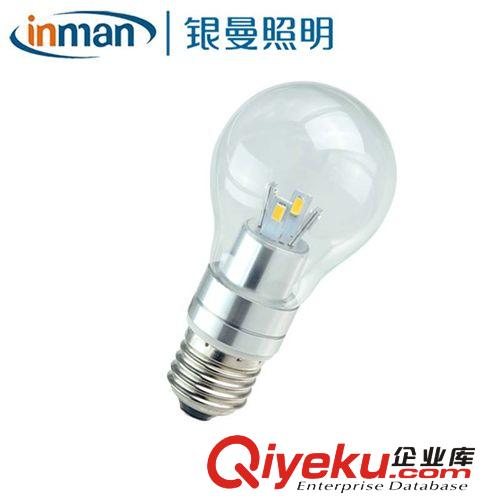 廠家供應 新款 E27/26  3W室內玻璃led球泡燈 正品行貨 低價銷售原始圖片3