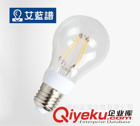 批發LED燈絲燈泡 蠟燭燈 鎢絲燈光效 復古玻璃款E27 節能4W/6W/8W