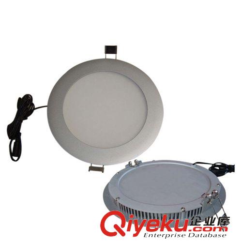 超薄超亮LED面板燈 圓形集成平板天花燈 廚衛專用節能面板燈原始圖片2
