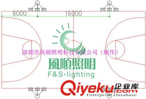 風(fēng)順160wLED球場燈 籃球場專用燈 露天籃球場LED照明燈