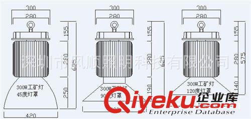 鰭片式200wLED工礦燈 gdLED工礦燈 明緯LED工礦燈 普瑞LED
