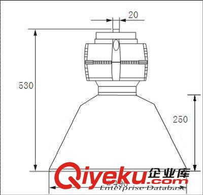 全國(guó)熱銷工業(yè)廠房專用照明燈具 高頂棚燈 超亮工礦燈 蜂窩反射鋁原始圖片3