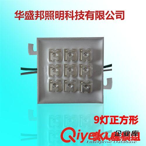 led模組廠家直銷 新型三角形八 8燈模組led 食人魚七彩LED模組批