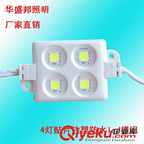 廠家直銷LED3燈5050注塑模組高亮注塑防水防燃防靜5050模組led燈原始圖片2
