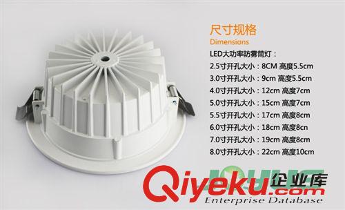 18W LED筒燈 LED天花燈 LED天花筒燈 家裝精品